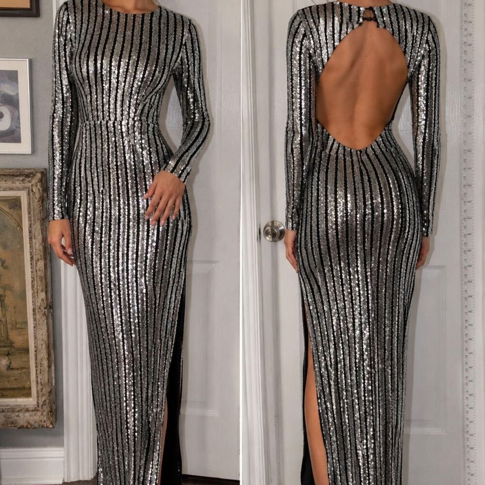 Missord Women's Silver Formal-dresses
